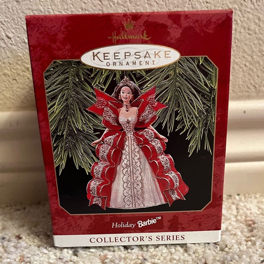 1997 Keepsake Ornament Holiday Barbie